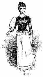 imagem de ema, mulher de aristarco em "o ateneu", em desenho feito por pompeia